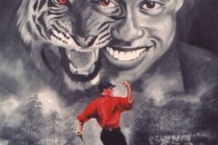 Tiger Woods red shirt