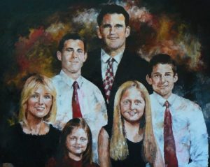 custom painted family portraits