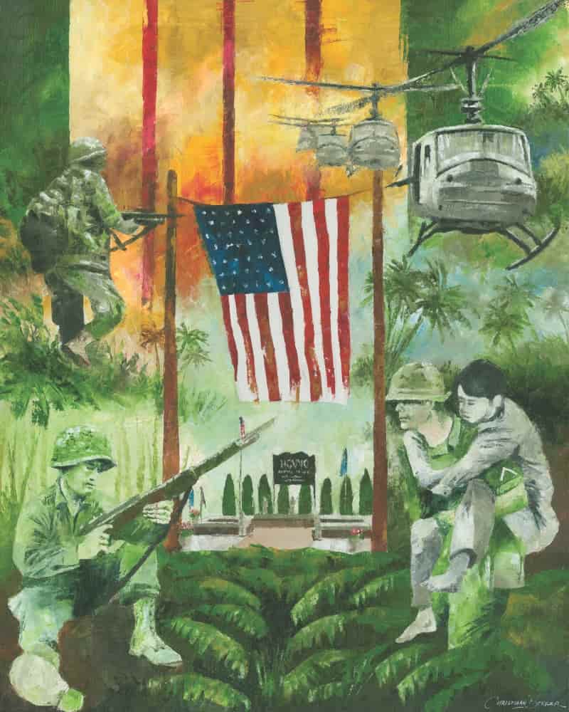 Vietnam War painting