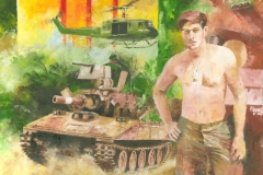 Vietnam Sheridan Tank Art