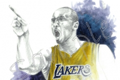 Kobe Bryant pencil sketch