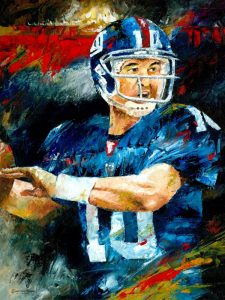 eli manning drawing artwork sketch