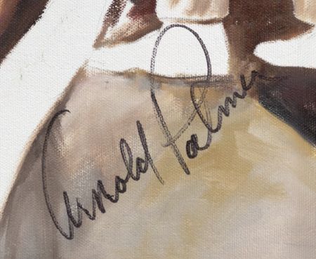 Arnold Palmer signature on painting
